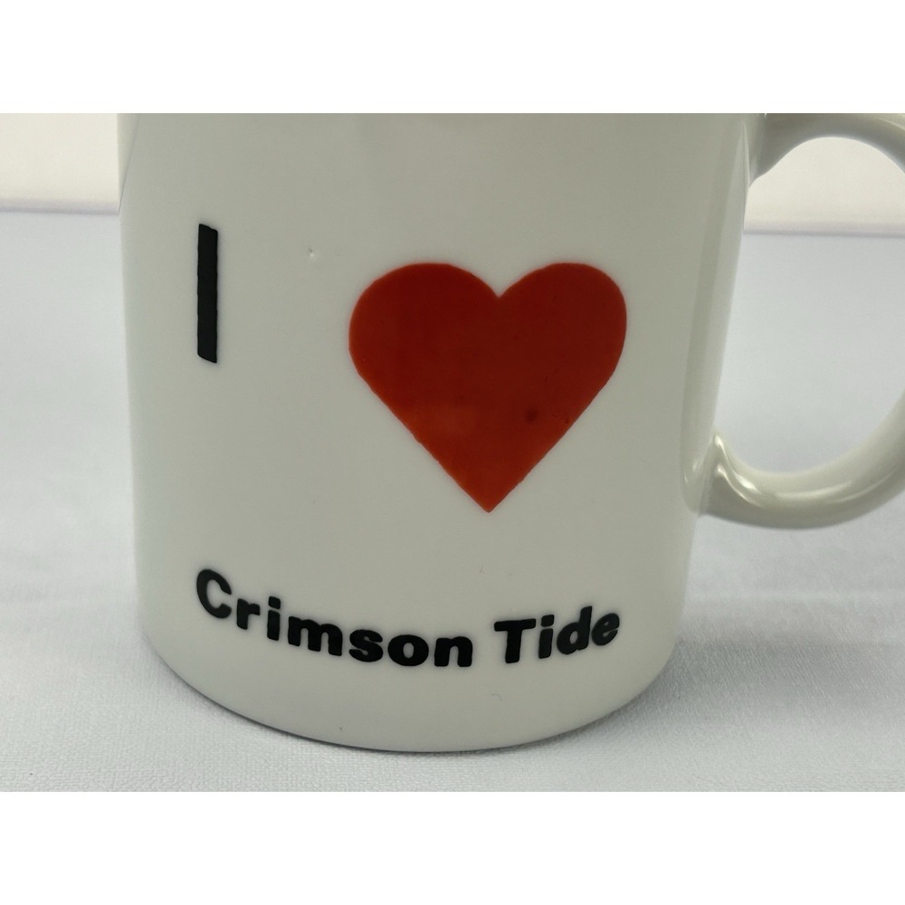 Alabama Crimson Tide I Love Bama Elephant Ceramic Coffee Mug Roll Tide